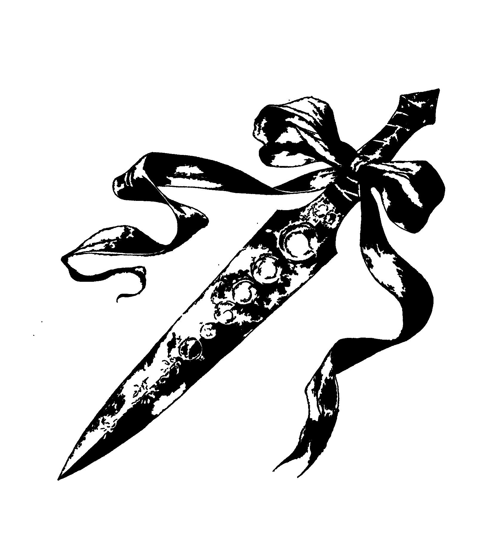 Flash ribbonblade — gotowy wzór tatuażu do wykonania, Od ok. 14cm, Wrocław